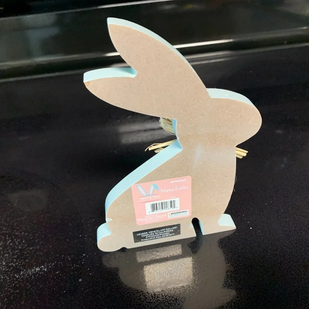 Easter Blue Bunny table decor